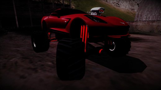2014 Chevrolet Corvette Stingray C7 Monster Truck