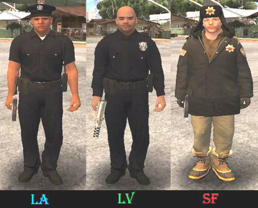 GTA V Cop Peds