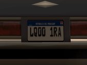 Mercosur License Plates