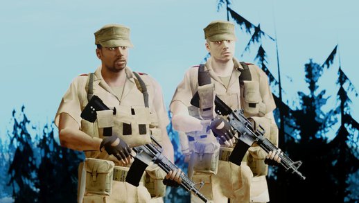 MGSV Phantom Pain Central Force in Africa Soldier