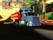 Kenworth T800 + Carreta de Arena 