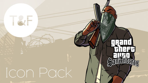 GTA San Andreas 3 Icons pack V1