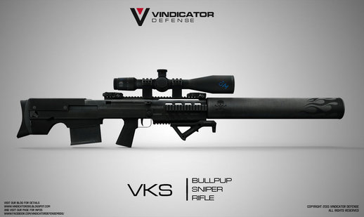 VKS sniper rifle