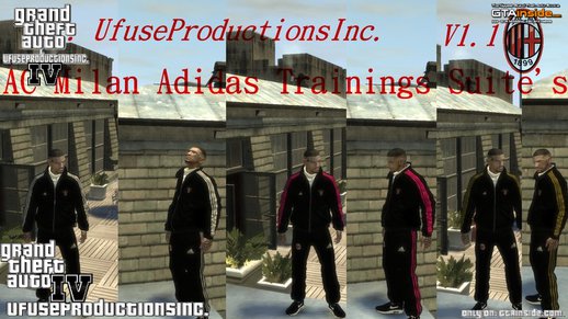 AC Milan Adidas Trainings Suite's (Package) V1.1