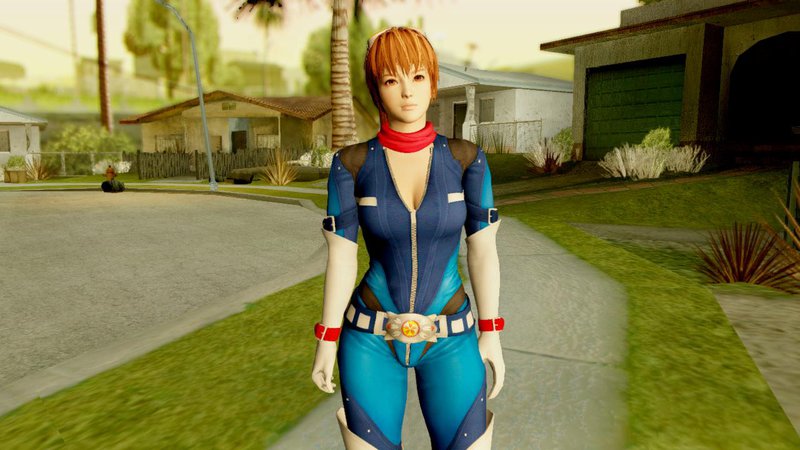 Grand Theft Auto: San Andreas Kasumi from Dead or Alive Mod