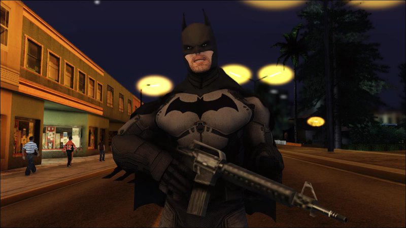 Batman Arkham City New 52 Batman Skin Mod 