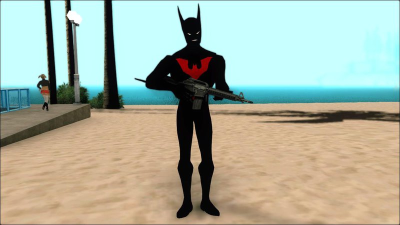 Animated Batman Beyond mod for Batman Arkham City by