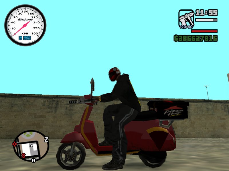 Pizzaboy (Pizza Hut) para GTA San Andreas