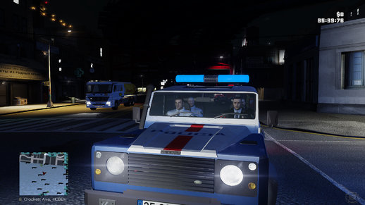 Land Rover Defender Police ELS v6 X2 Pack v16