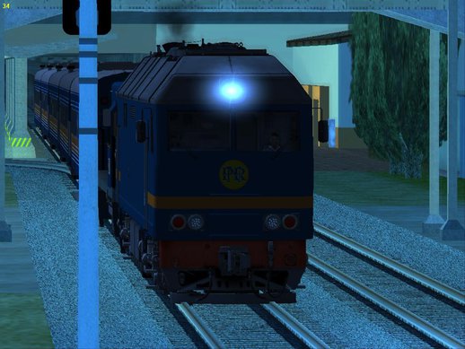 TEP70BC Passenger Locomotive (P.N.R Blue-Orange Stripe 2012 Livery)
