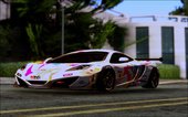 McLaren MP4-12C Pacific Racing With Racing Miku 2016 Livery