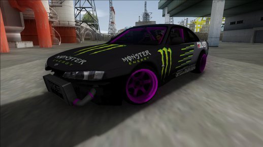 Nissan Silvia S14 Drift Monster Energy Falken