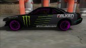 Nissan Silvia S14 Drift Monster Energy Falken