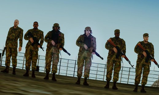 Metal Gear Solid V Ground Zeroes US Soldiers
