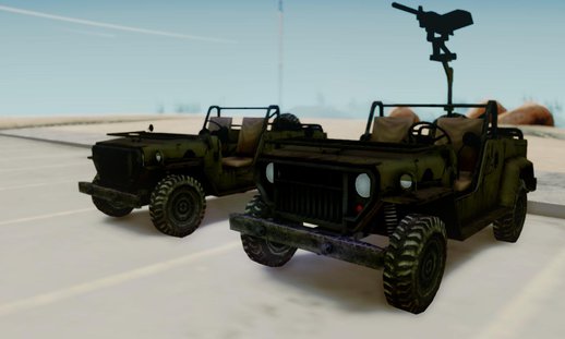 Metal Gear Solid V Jeep