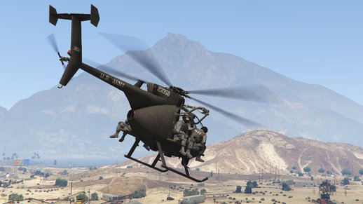 MH-6 Little Bird (troop version)