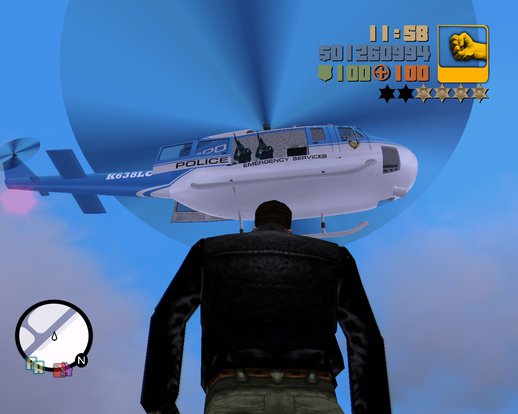 GTA III - HD Chopper & Escape