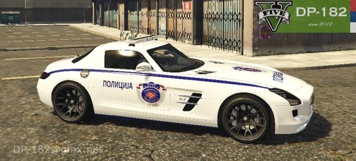 Serbian Police - Mercedes Benz SLS AMG [Replace]