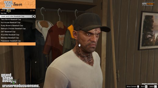 Trevor - Full black Cap HD V1.8