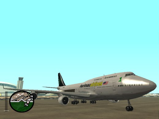 Boeing 747-400 Harimau Airlines Tabung Harimau (Fake-Real Livery)