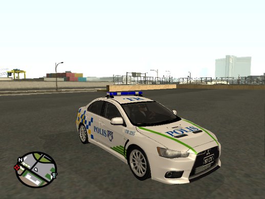 Mitsubishi Lancer Evolution X Malaysia Police