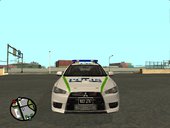 Mitsubishi Lancer Evolution X Malaysia Police