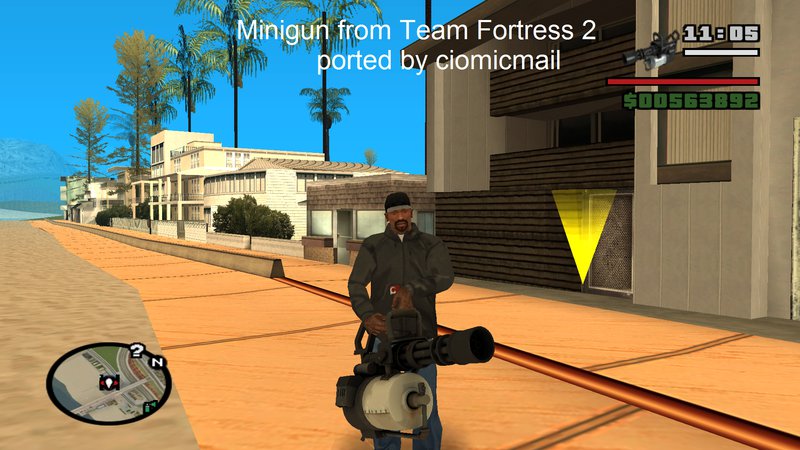 Onde Encontrar Minigun no GTA San Andreas 