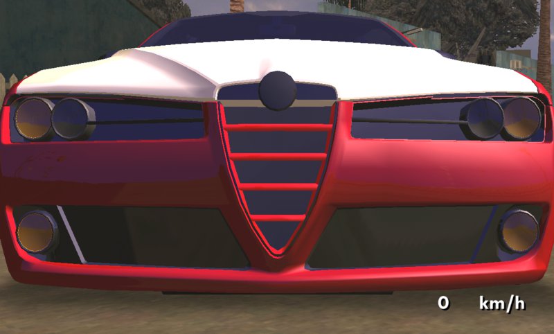 GTA San Andreas Alfa Romeo 159 Tuned Only Dff For Mobile 