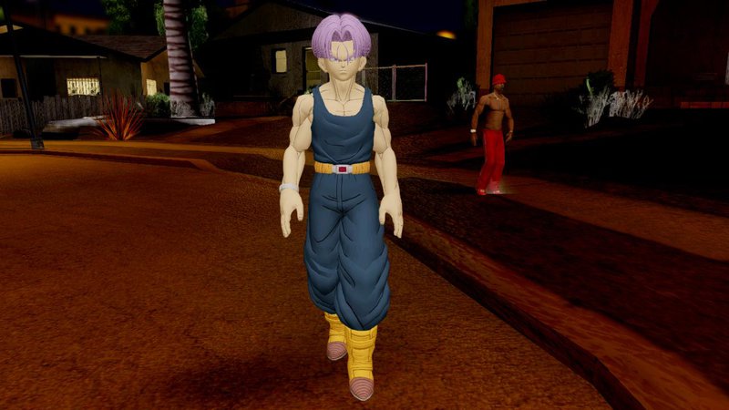 GTA San Andreas Dragon Ball Xenoverse Future Trunks Shirt Mod ...