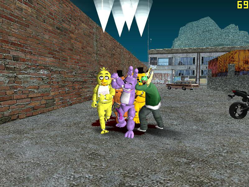 GTA San Andreas Five Night's At Freddy's Mod Mod 