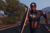 Trevor In Captain America Skin