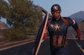 Trevor In Captain America Skin