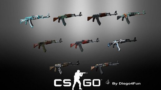 CSGO AK47 Skins Pack