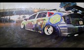 2011 Toyota Prius Hybrid Hellaflush IF Itasha
