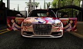 Audi S4 Avant w/ Yurippe Angel Beats Itasha