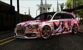 Audi S4 Avant w/ Yurippe Angel Beats Itasha