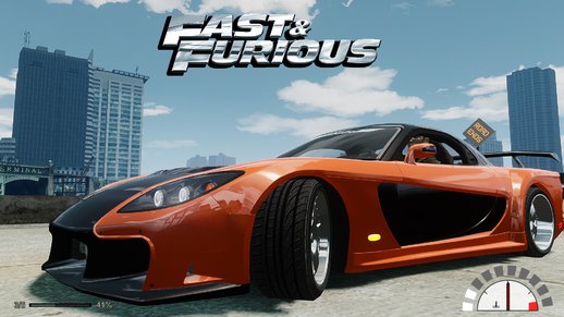 FAST AND FURIOUS Mazda RX 7 Veilside Fortune + Sounds
