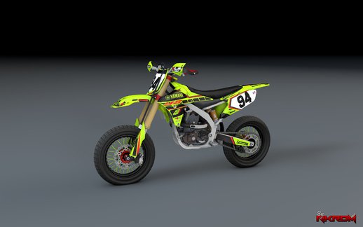 Yamaha YZ450F - Supermoto - Flúor Graphics