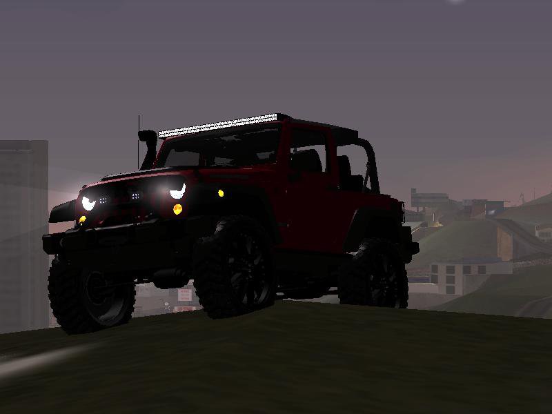 GTA San Andreas Jeep Wrangler Rubicon 2012 Mod 