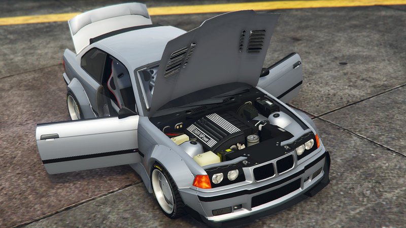 Gta 5 Bmw M3 E36 Streetcustom Add On Tuning Mod