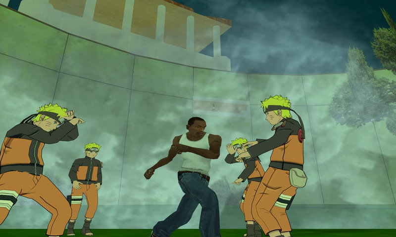 GTA San Andreas Naruto Skin HD For Android Mod 