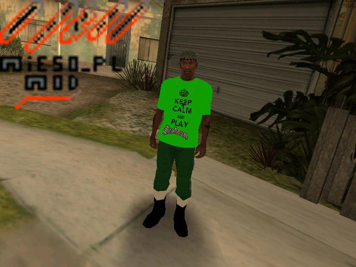 T-shirt Keep Calm Play San Andreas Mod