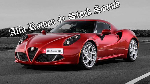 Alfa Romeo 4c Stock Sound