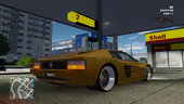 Gold Ferrari 512 TR evo TESTAROSSA PACK BBS Wheels + Sounds