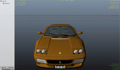 Gold Ferrari 512 TR evo TESTAROSSA PACK BBS Wheels + Sounds