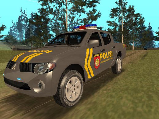 Mitsubishi L200 Indonesian Police