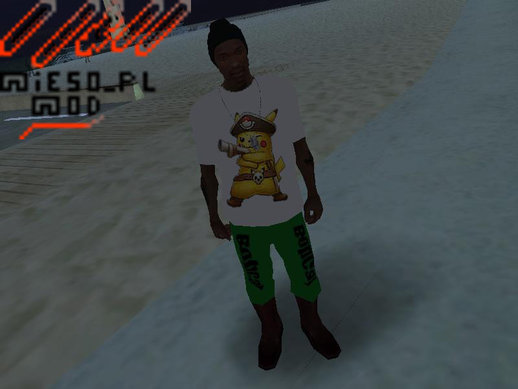 T-Shirt Pokemon Go Pikachu Mod