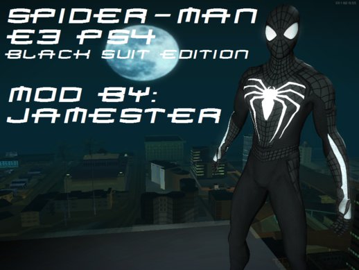 Spider-Man PS4 E3 Black Suit Edition