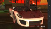 GTA V PFISTER 811 NO TXD FOR MOBILE