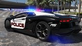 Lamborghini Aventador | Hot Pursuit Police [Add-On / Replace | Template]